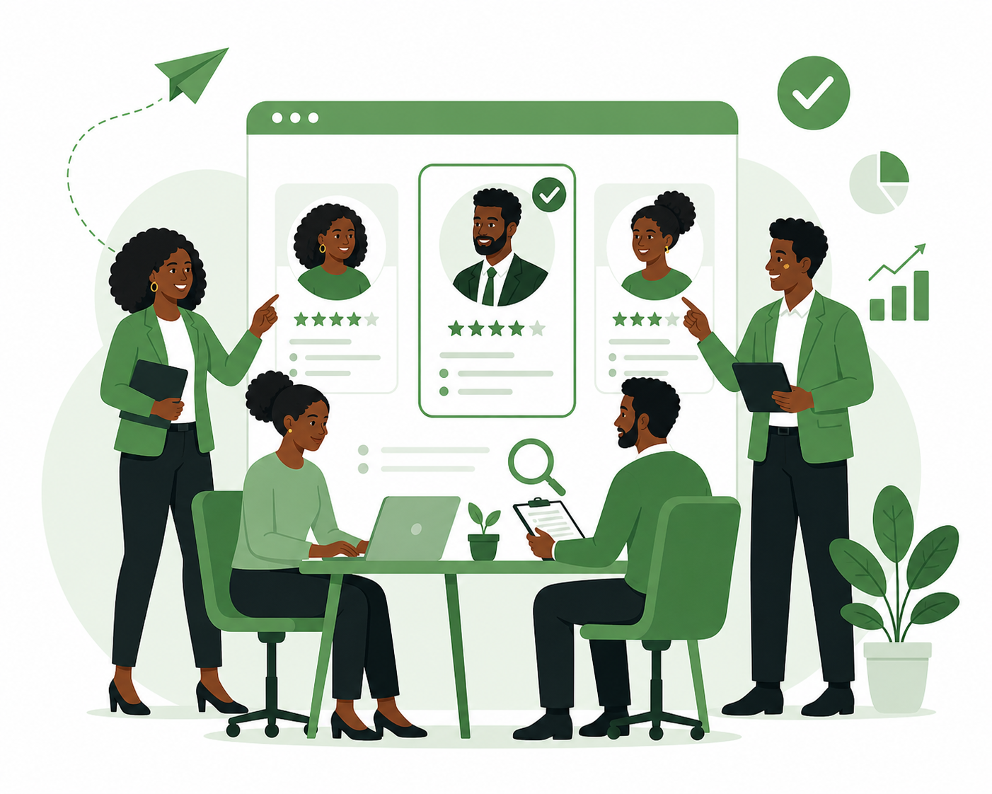 ThriveHire: manage applicants and stages