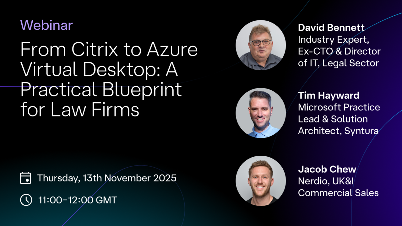 From Citrix to Azure Virtual Desktop: A Practical Blueprint for Law Firms