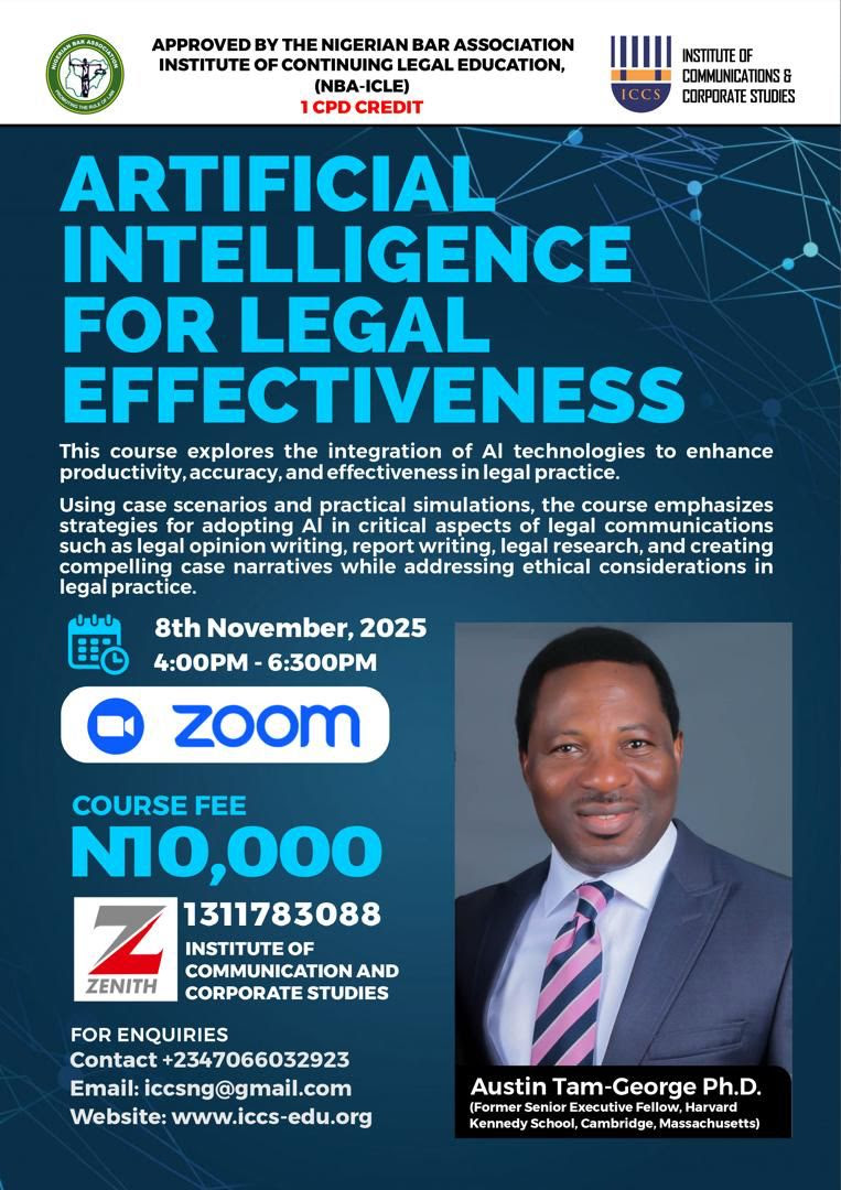ARTIFICIAL INTELLIGENCE FOR LEGAL EFFECTIVENESS.