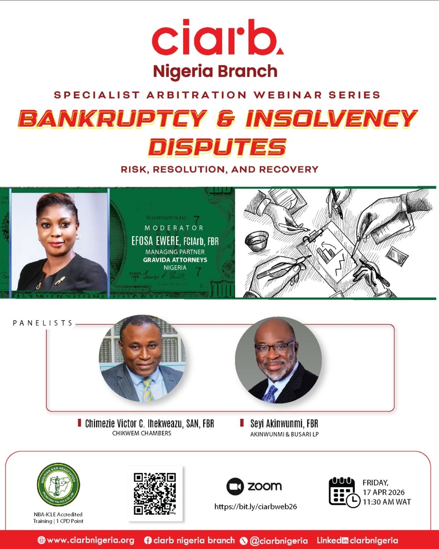 Specialist Arbitration Webinar on: Bankruptcy & Insolvency Disputes: Risk, Resolution, and Recovery