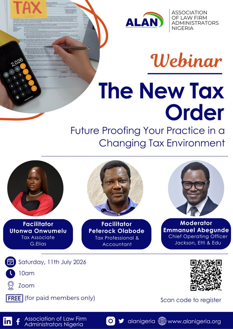 The New Tax Order: Future Proofing Your Practice in a Changing Tax Environment