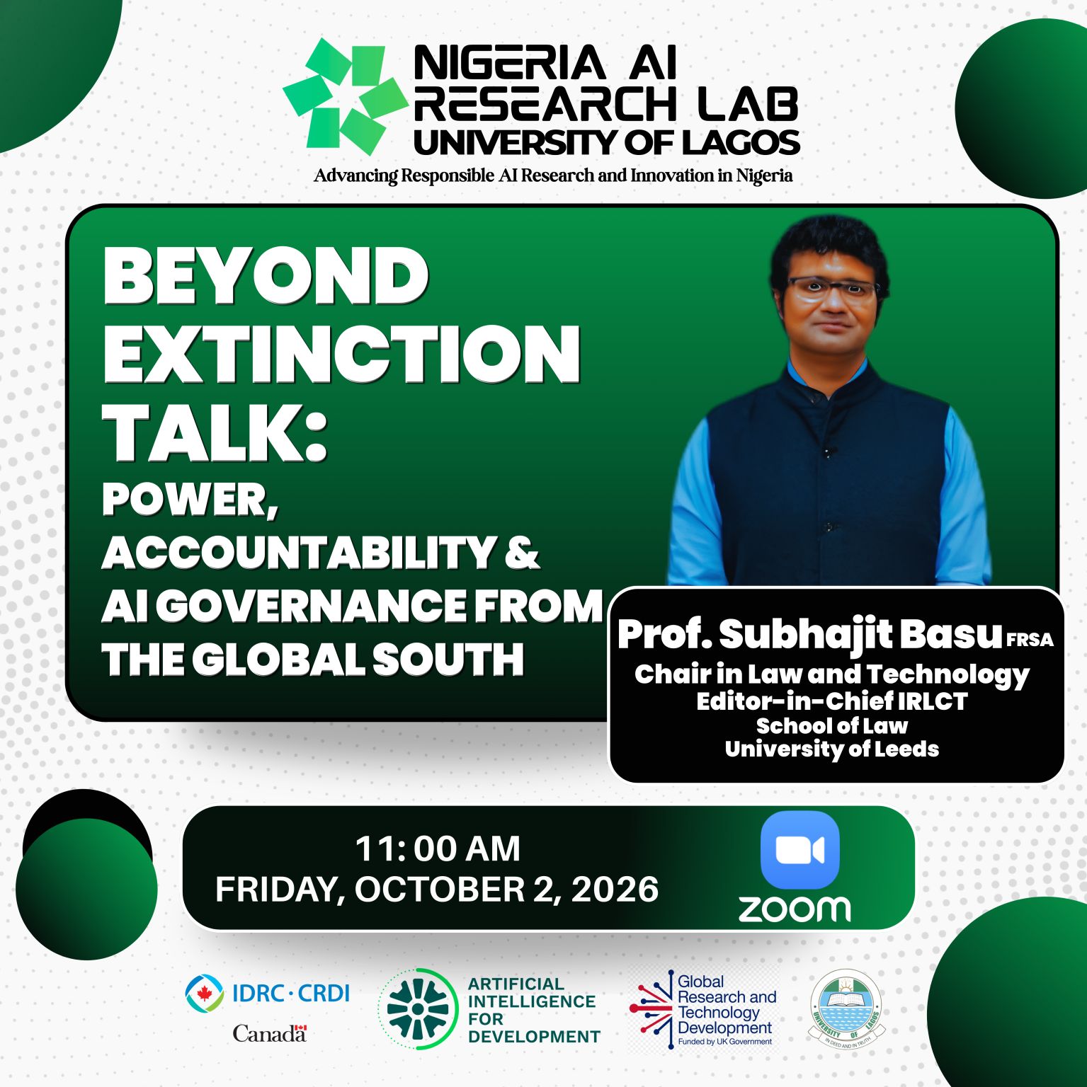 Beyond Extinction Talk: Power, Accountability and AI Governance from the Global South