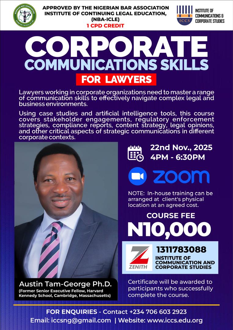 CORPORATE COMMUNICATIONS SKILLS for Lawyers
