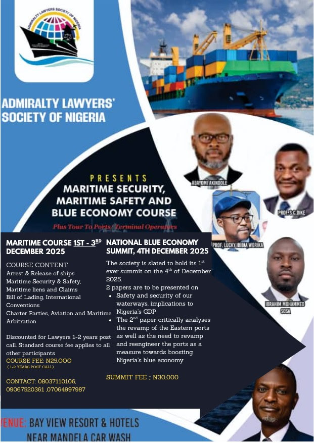 MARITIME SECURITY, MARITIME SAFETY AND BLUE ECONOMY COURSE