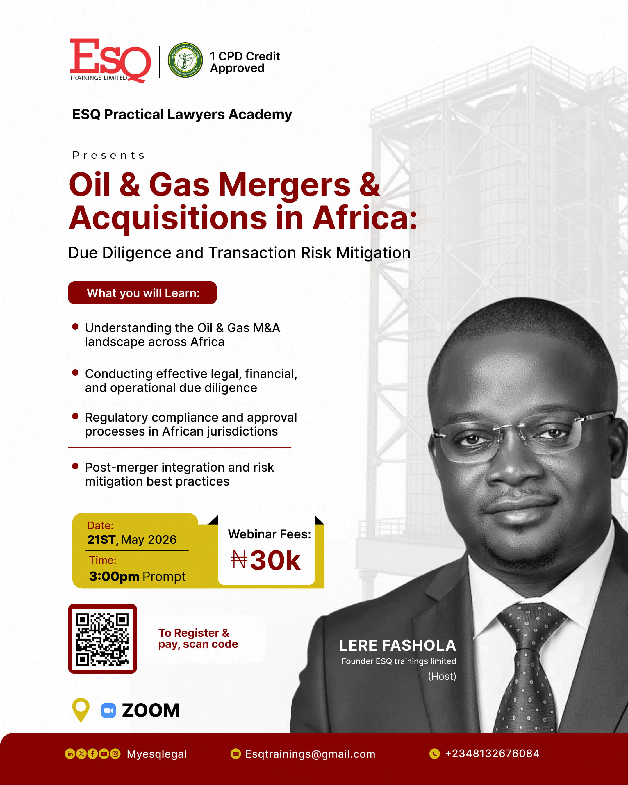 Oil & Gas M&A in Africa: Due Diligence and Transaction Mitigation