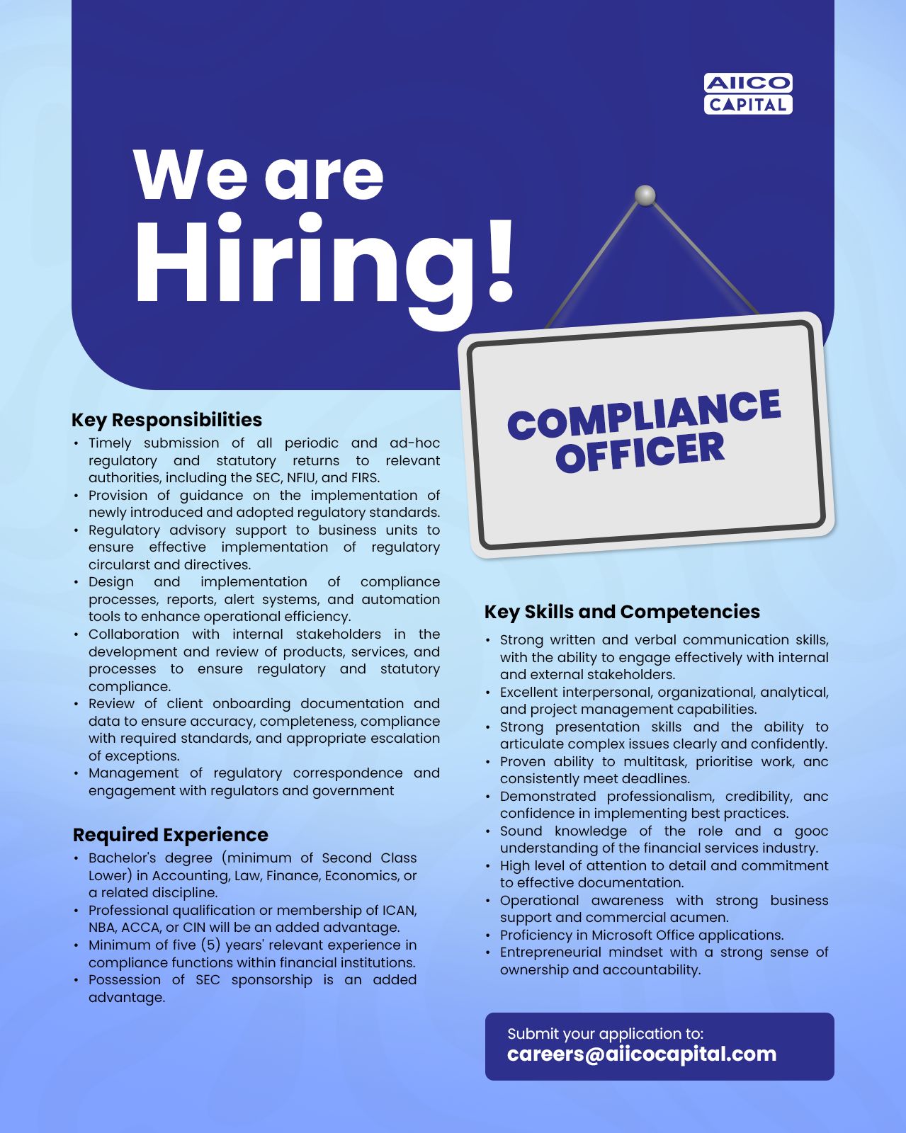 Compliance Officer