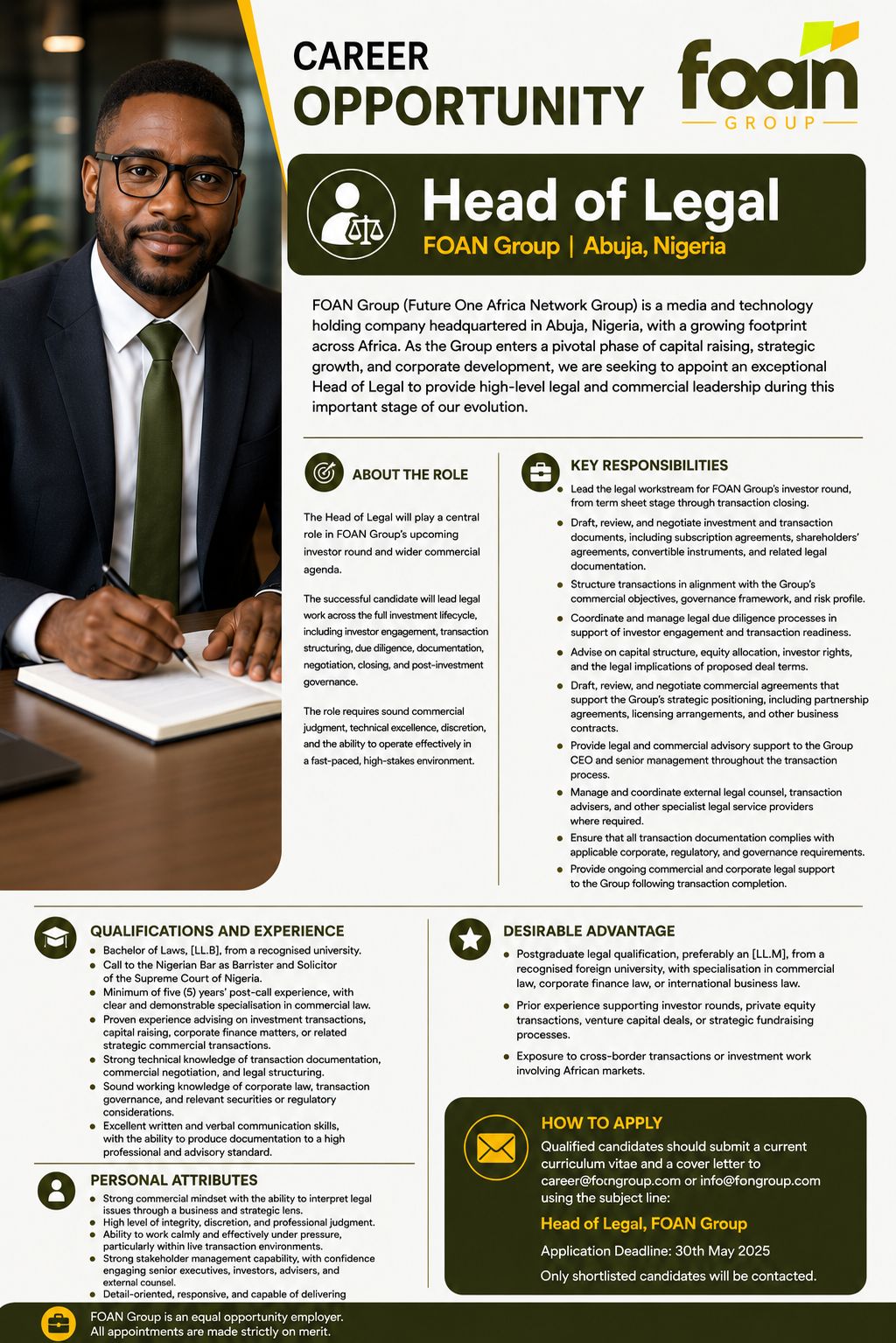 Head of Legal
