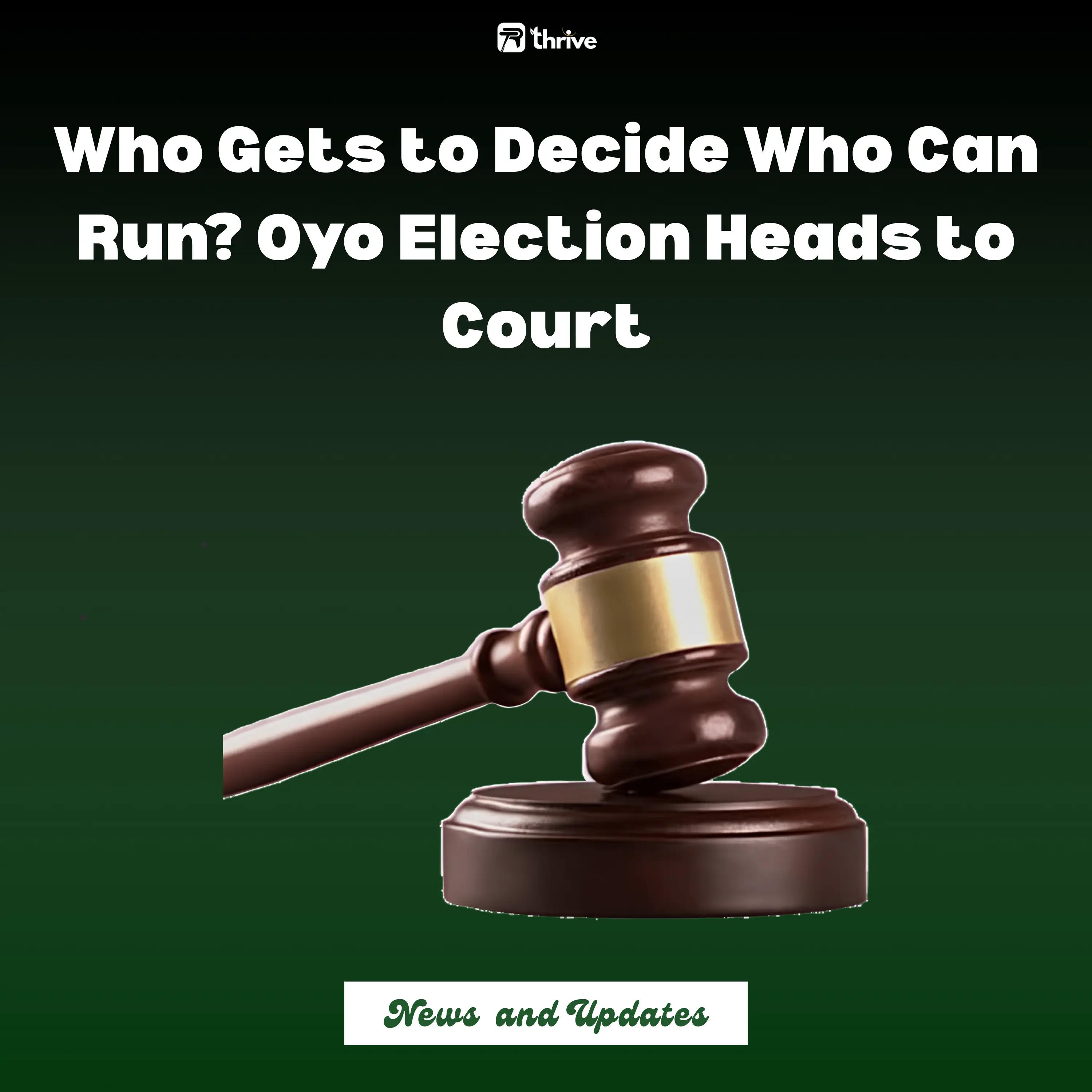 Oyo LG Elections Face Court Challenge Over OYSIEC’s Candidate-Screening Powers