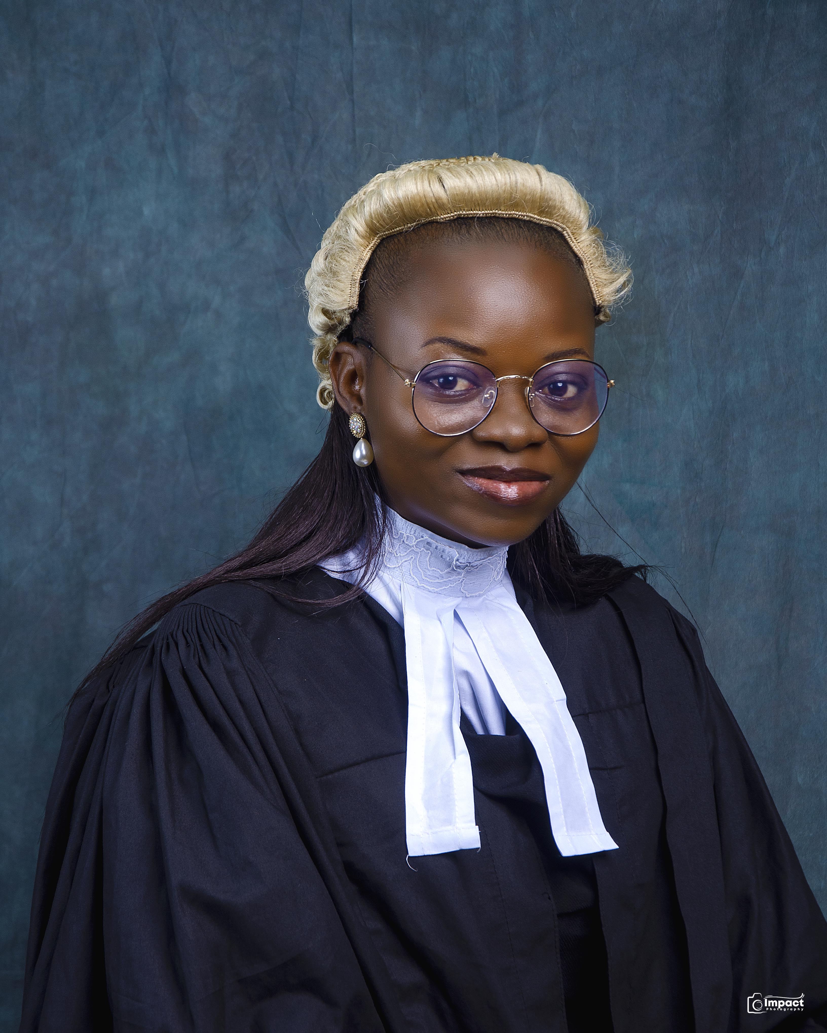 Blessing Oniyamire Joseph, lawyer in Lagos, Nigeria